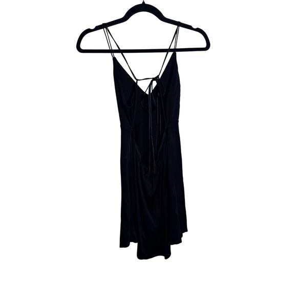 Aritzia Wilfred Free Rieke Strappy Back Little Black Dress Small - Picture 3 of 8